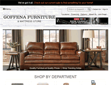Tablet Screenshot of goffenafurniture.com
